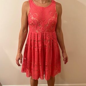 Free People Pink Backless Dress - 4
